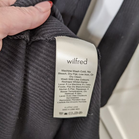 Aritzia Wilfred Adelaide Cardigan Button Down Dress Sz/ S - Picture 8 of 11